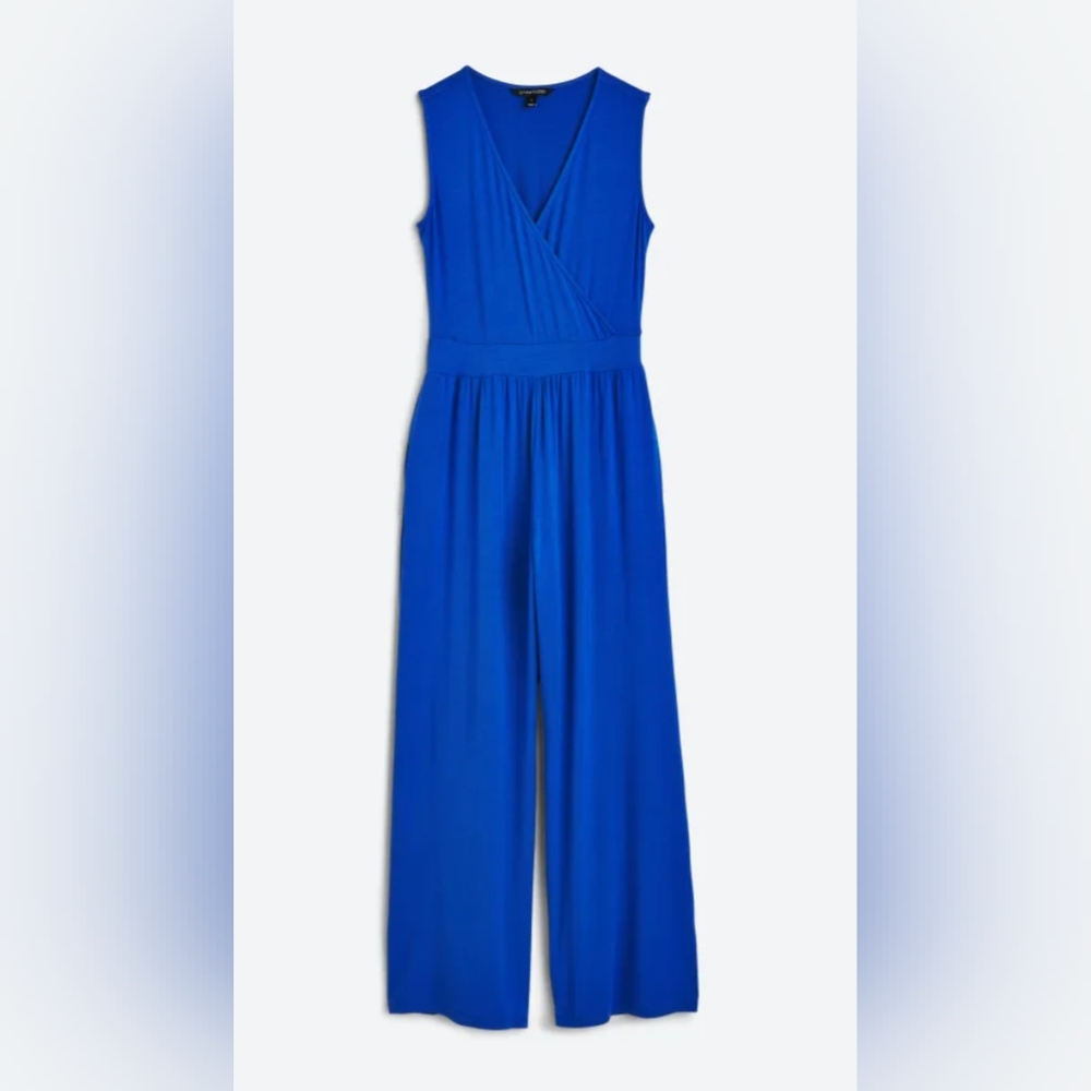 Blue Jumper full length leg